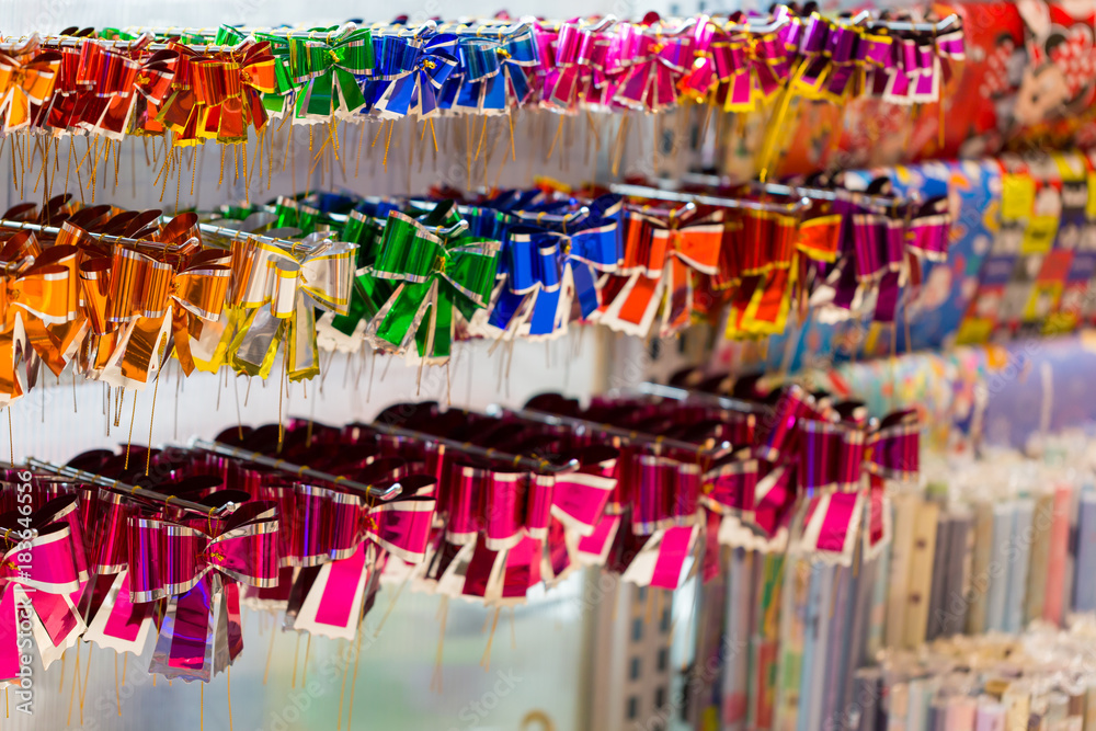 decorative ribbons and papers store