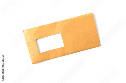  brown envelope with blank addressed.