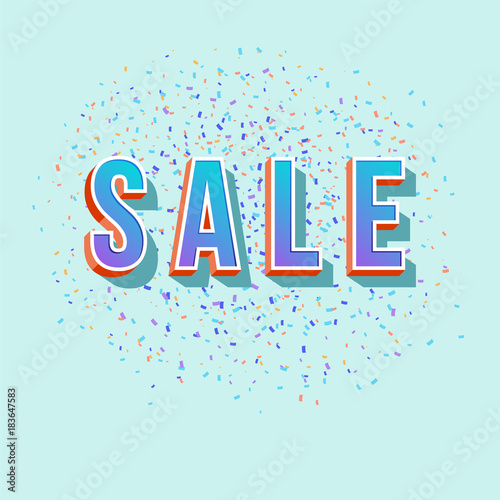 Trendy promo banner for special offer.