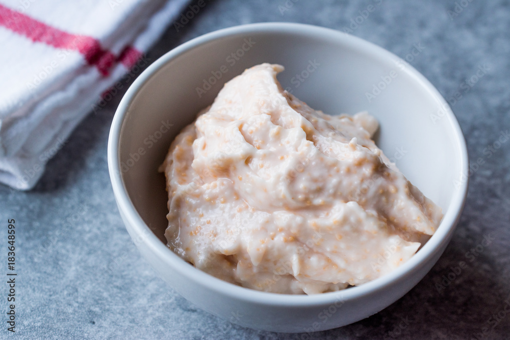 Fish Egg Paste Tarama made with Caviar / Taramasalata Fish Egg Paste Tarama made with Caviar / Taramasalata
