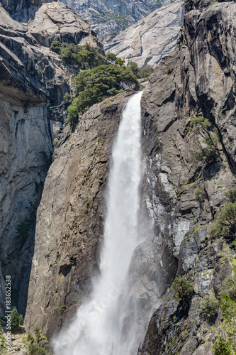 Yosemite Fall in Yosemite Valley  National Park