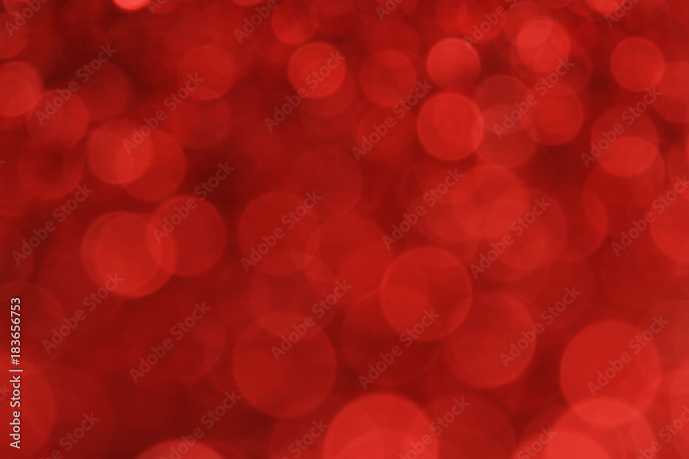 Red abstract bokeh 