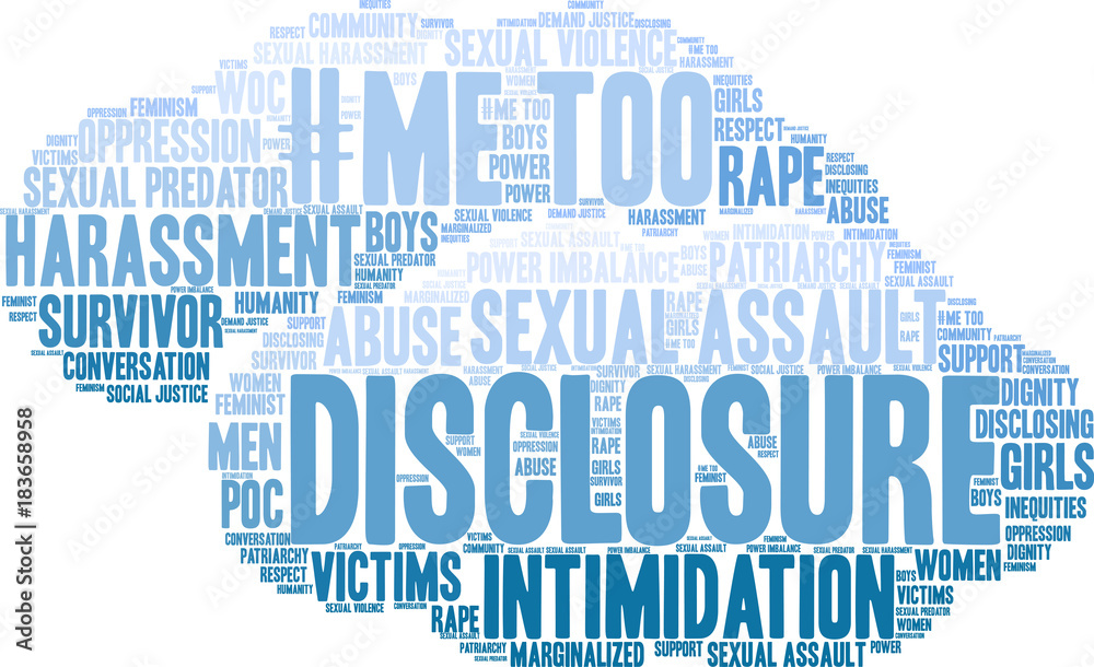 Obraz premium Disclosure Word Cloud