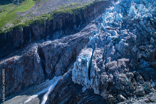 glacier of argentiere,chamonix,haute savoie,france photo