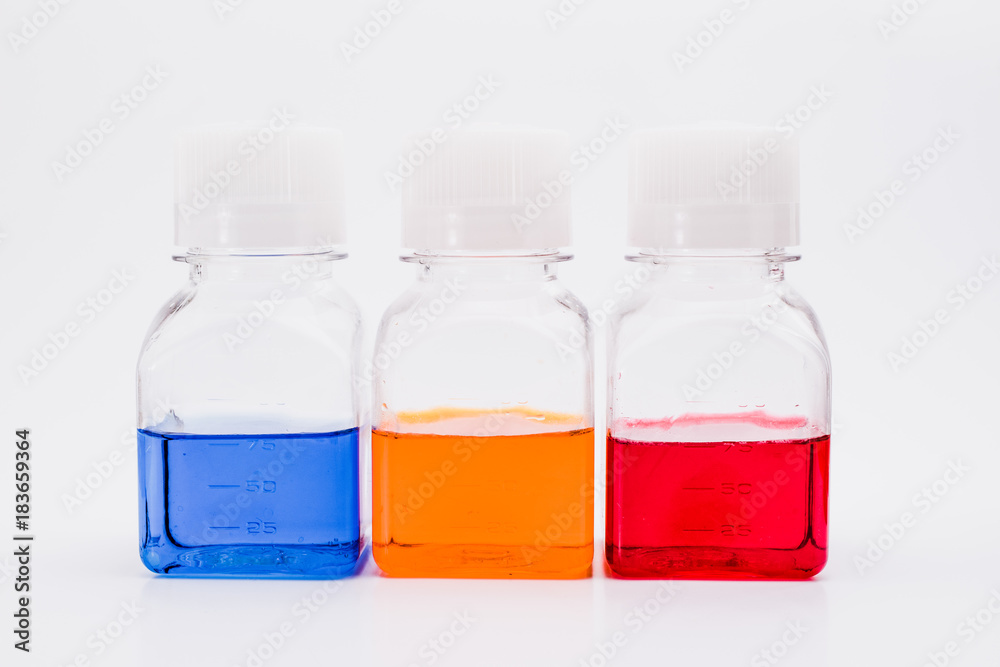 Chemical tubes and flasks with colorful liquids and reagents. Medical laboratory research. drug discovery, pharmacology and biotechnology concept. science and research background with copy space. Chemical tubes and flasks with colorful liquids and reagents. Medical laboratory research. drug discovery, pharmacology and biotechnology concept. science and research background with copy space.