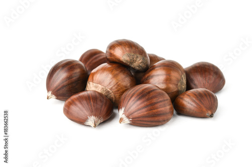 fresh chestnuts photo