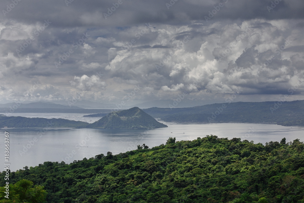 Binintiang Malaki or Big Leg crater-Volcano Island-Taal caldera lake. Talisay-Batangas-Luzon-Philippines.0001 Binintiang Malaki or Big Leg crater-Volcano Island-Taal caldera lake. Talisay-Batangas-Luzon-Philippines.0001