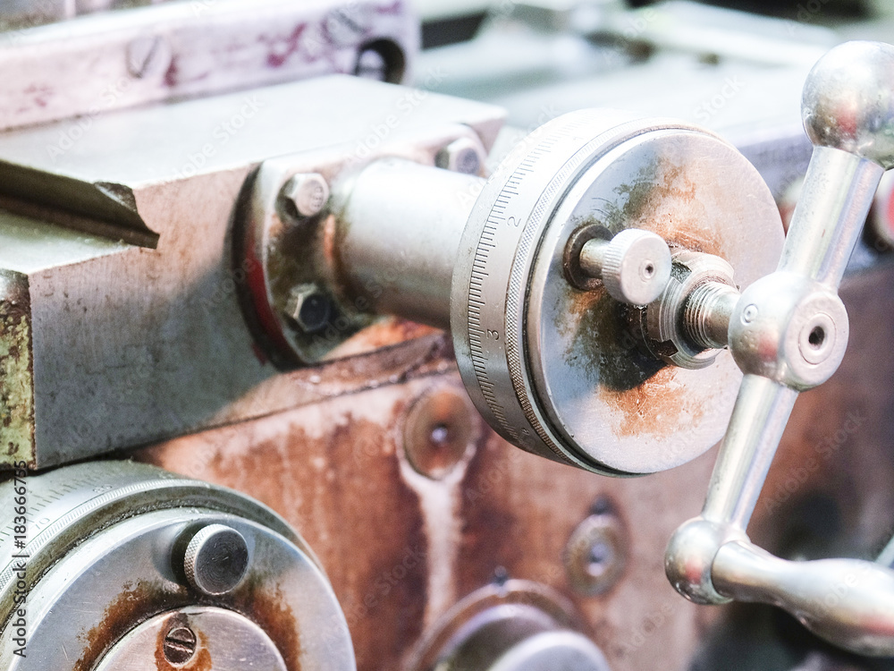 Lathe close up Lathe close up