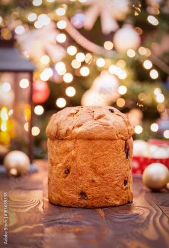 Homemade Panettone Christmas Cake 