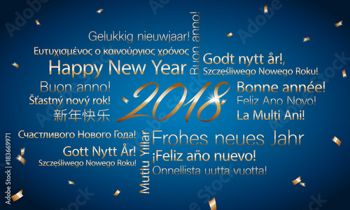 2018 word cloud different languages