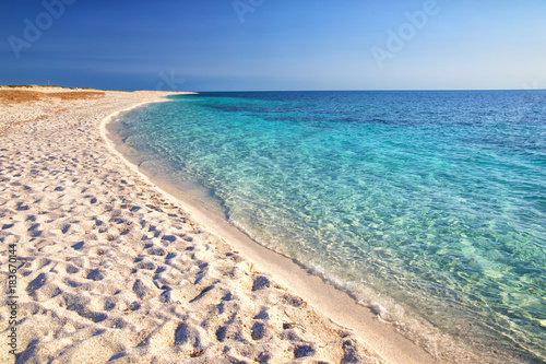 Fototapeta Naklejka Na Ścianę i Meble -  Is Arutas beach, Oristano, Sardinia, Italy, Europe.