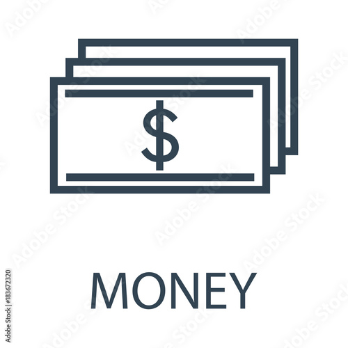 Money icon vector
