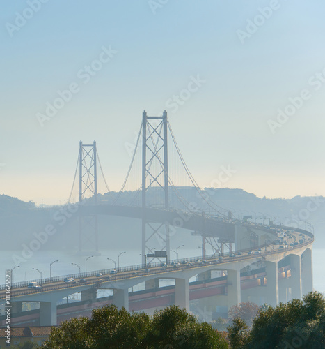 Lisbon 25 April bridge, Por...
