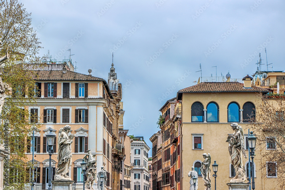 old buildings in rome