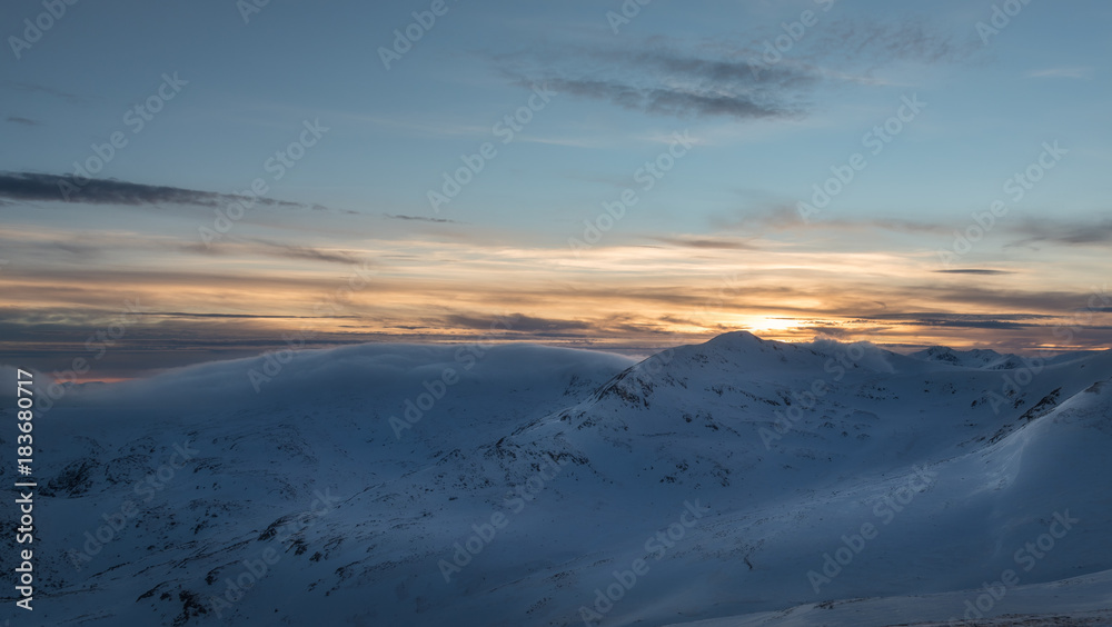 Winter mountain Winter mountain