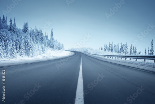 road in winter forest © Iakov Kalinin