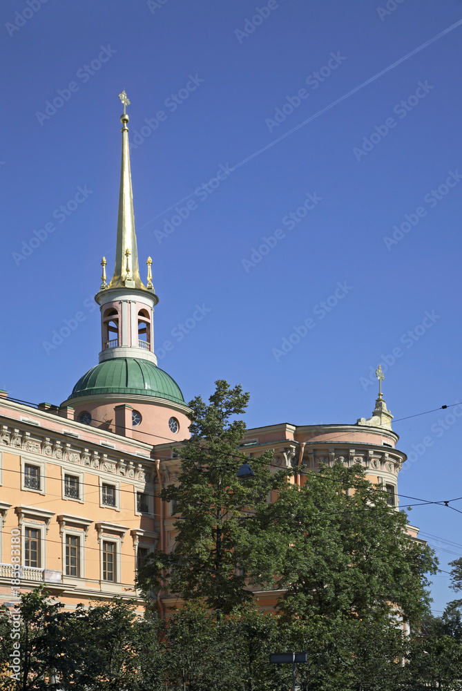 Obraz premium Castle of Saint Michael in Saint Petersburg. Russia