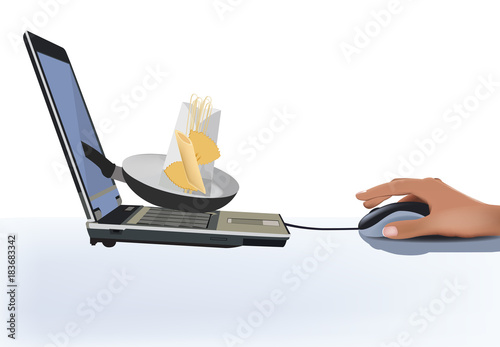 computer ricerca ricette cucinare