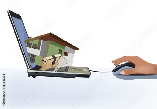 compra vendita immobile tramite computer