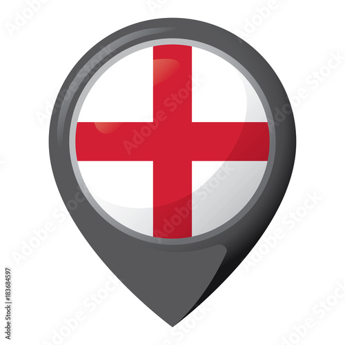 Icon representing location pin with the flag of England. Ideal for catalogs of institutional materials and geography Free Download Icon representing location pin with the flag of England. Ideal for catalogs of institutional materials and geography - GFXLoad