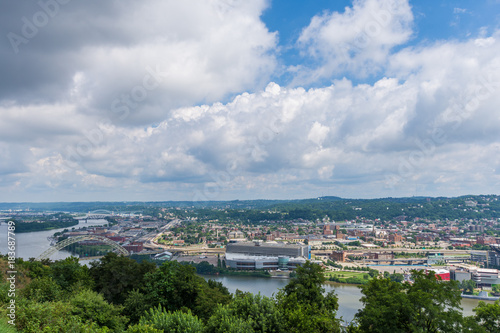 Skyline of Pittsburgh, Pennsylvania from Mount Washington