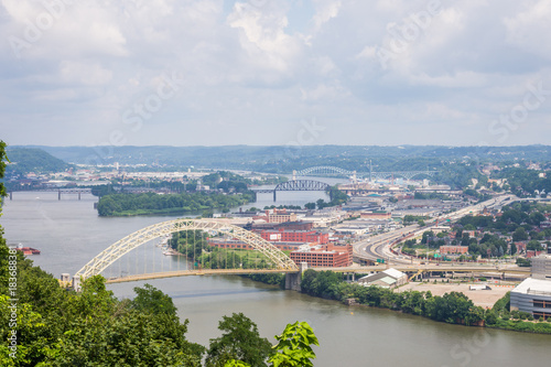 Skyline of Pittsburgh, Pennsylvania from Mount Washington