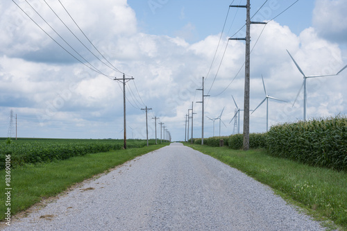 Wind Mills in a Rural area of Indiana off of route sixity five © Christian Hinkle