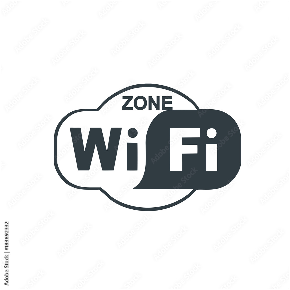 Wi fi icon. Vector Illustration Wi fi icon. Vector Illustration