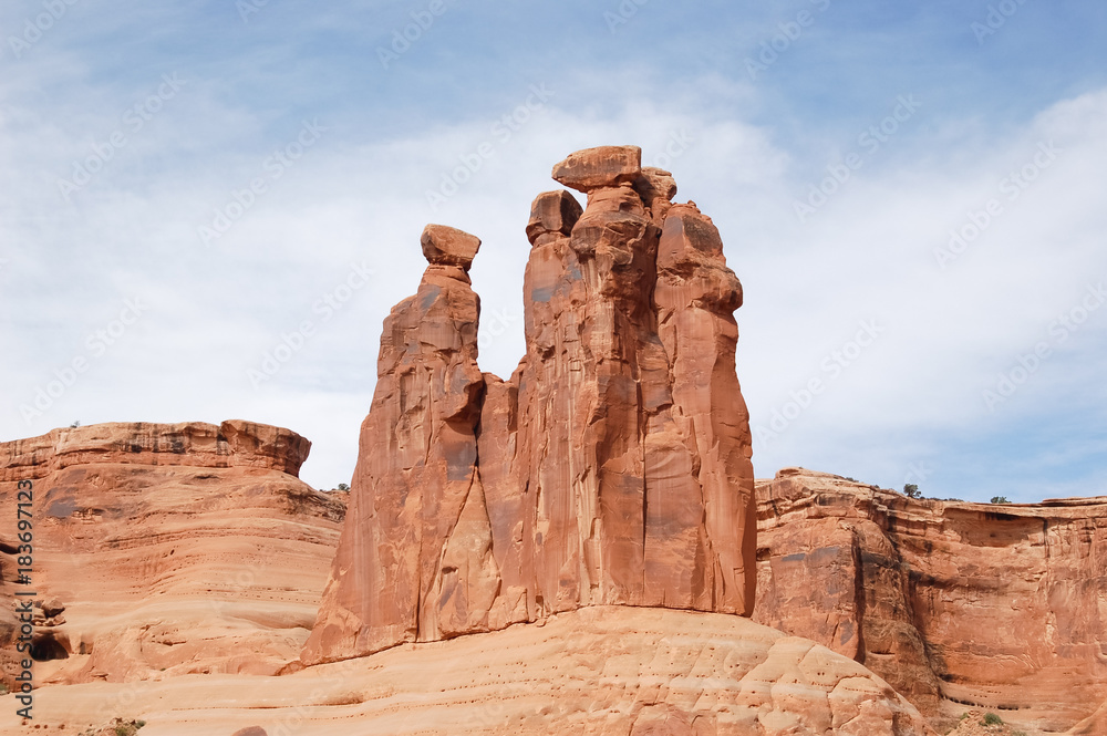 Fototapeta premium Rock Formations at Arches National Park