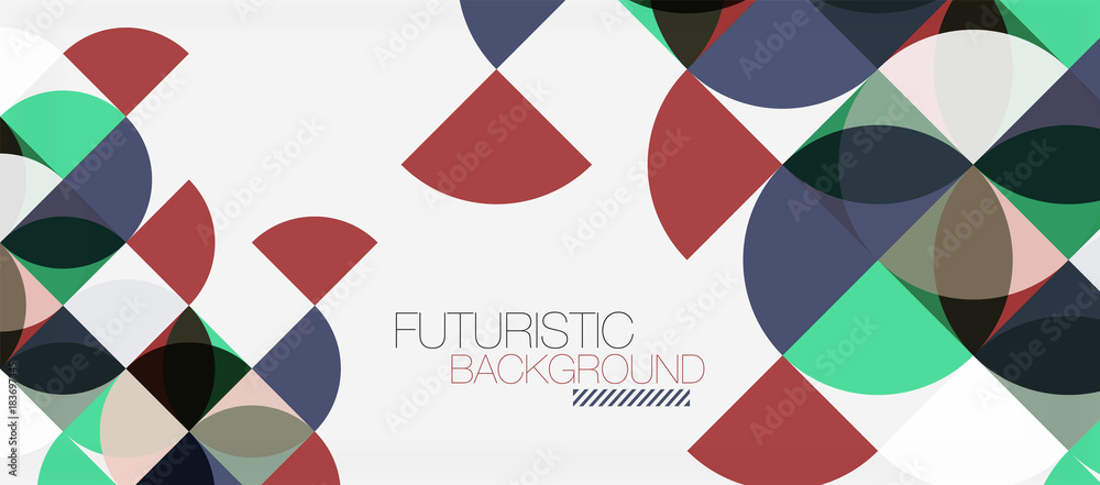 Geometric triangle and circle shape, wide abstract background Geometric triangle and circle shape, wide abstract background