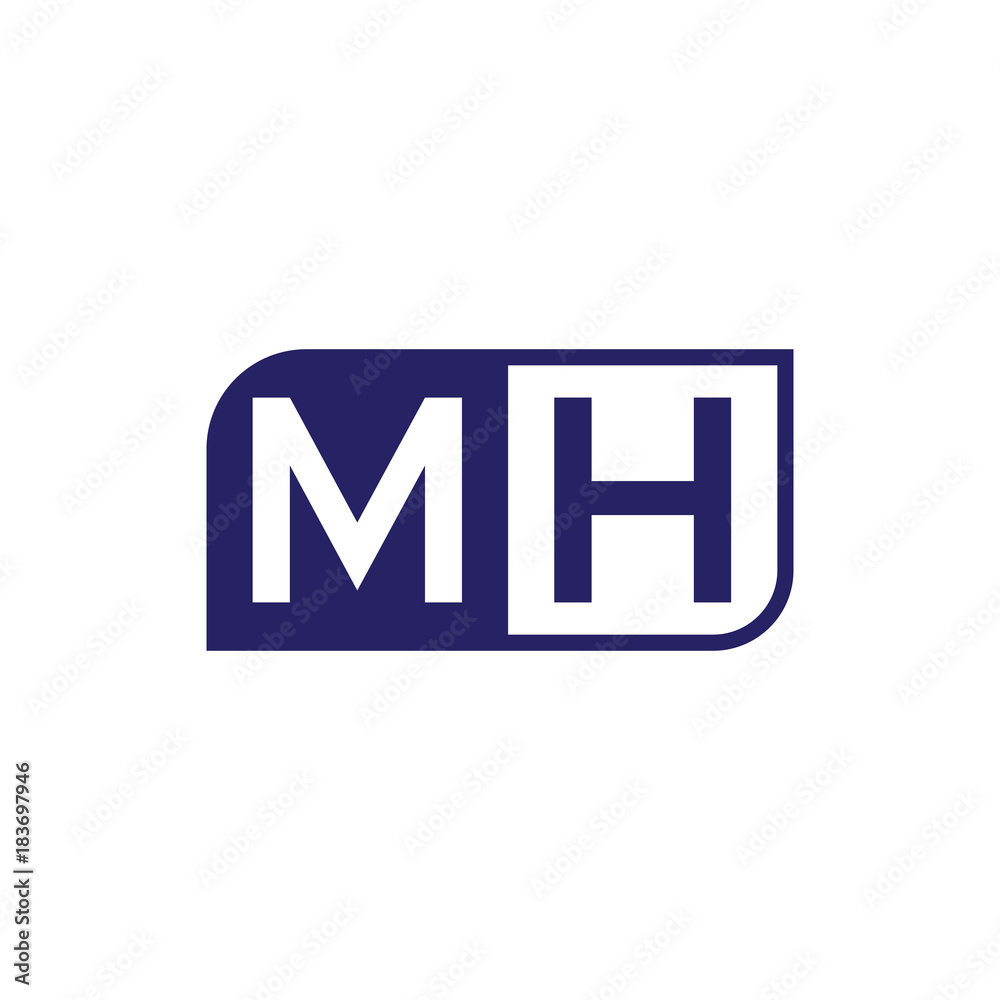 Fototapeta premium initial letter logo simple shape