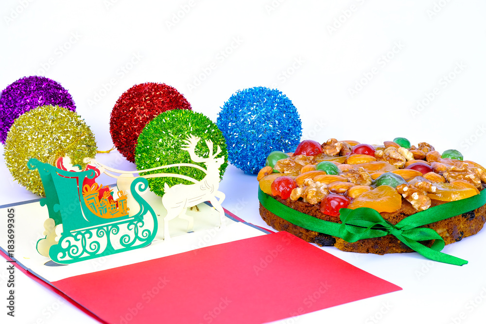 Christmas and New Year fruit cake