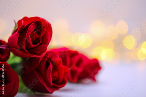 Natural red rose isolated