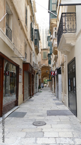 Malta Valetta port, streets 