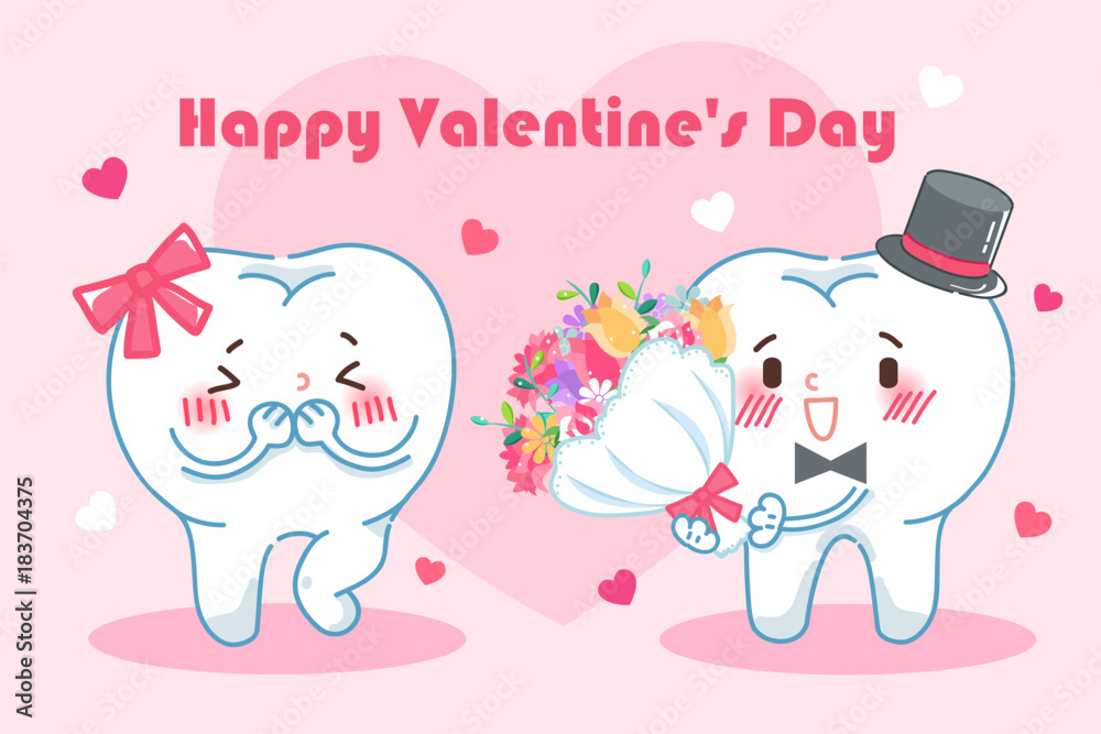 teeth with happy valentine day teeth with happy valentine day