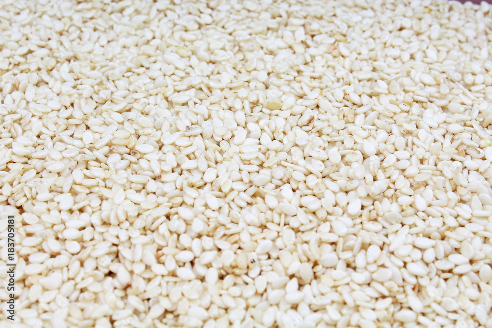 Sesame seed. Sesam seeds as texture pattern closeup background. Food photo. Sesame seed. Sesam seeds as texture pattern closeup background. Food photo.