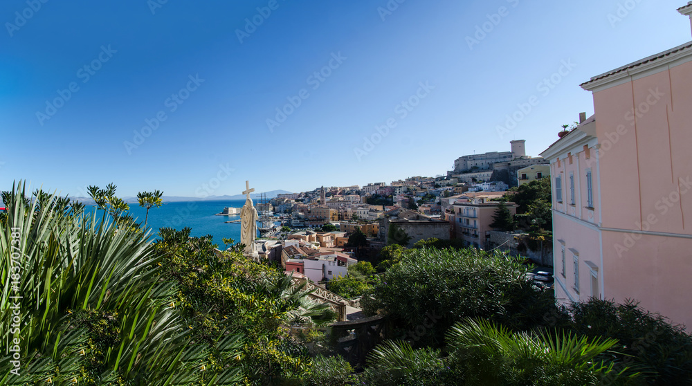 Obraz premium Panorma di Gaeta - Natale