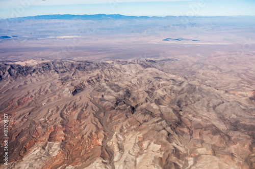 grand canyon arizona view from an airplane