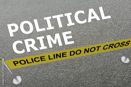 Political Crime concept