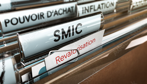 Quadro su tela SMIC, Salaire Minimum Interprofessionnel de Croissance