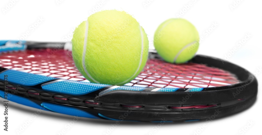 Tennis Racket and Balls