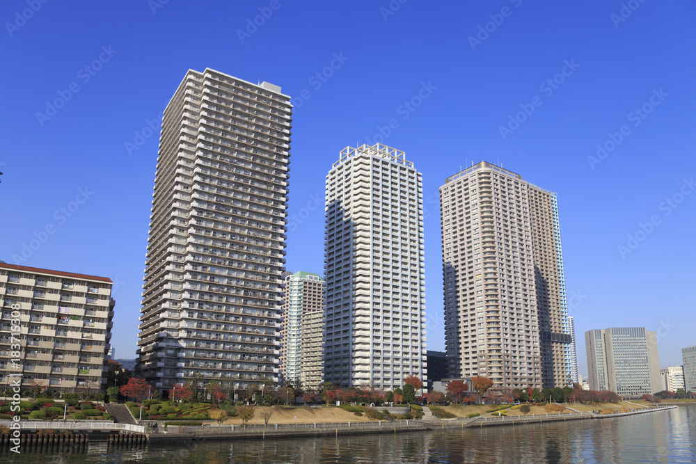 Obraz premium 大川端リバーシティ21