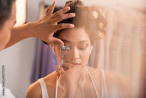 Obraz na plátně Lash curler