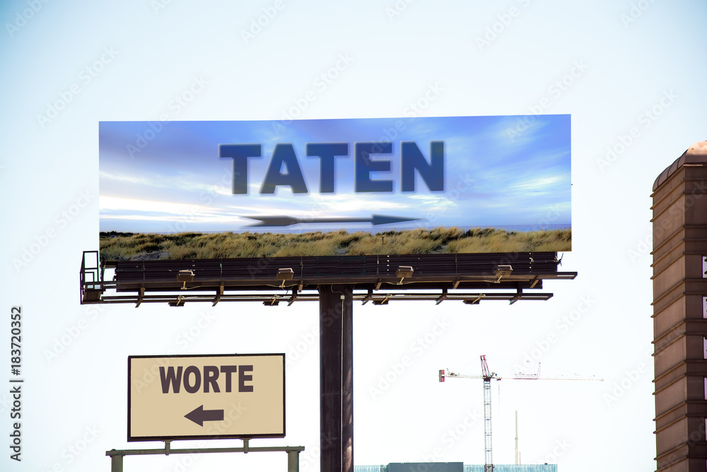 Schild 298 - Taten