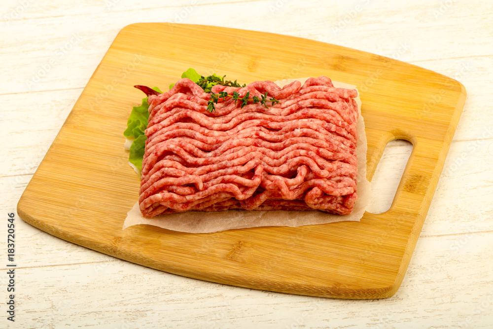 Raw minced beef meat Raw minced beef meat