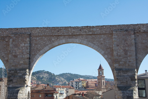 Aqueduct in Teruel Spain