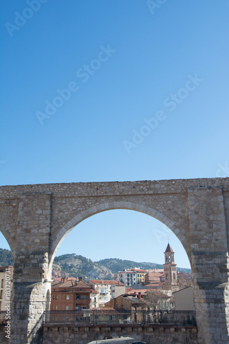 Aqueduct in Teruel Spain