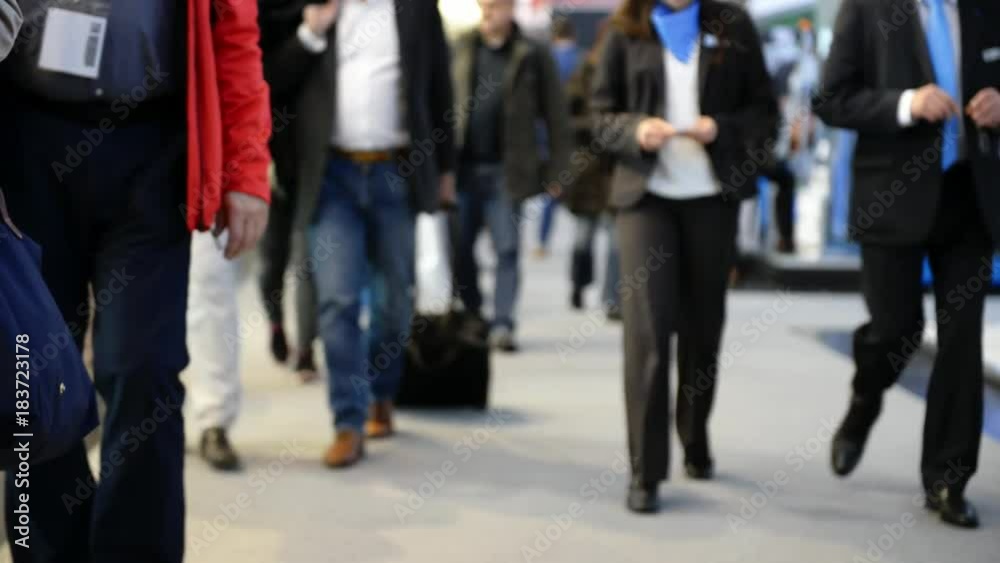 Messe Publikum, Menschen in Bewegung Messe Publikum, Menschen in Bewegung