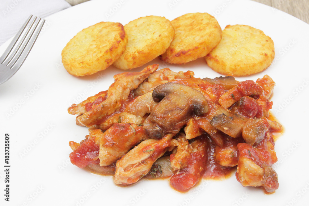 émincé de porc à la provençale émincé de porc à la provençale