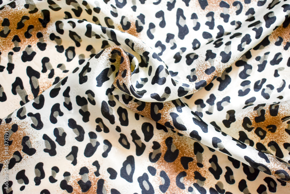 handkerchief in leopard print, fashion accessory clothes Stock Photo |  Adobe Stock